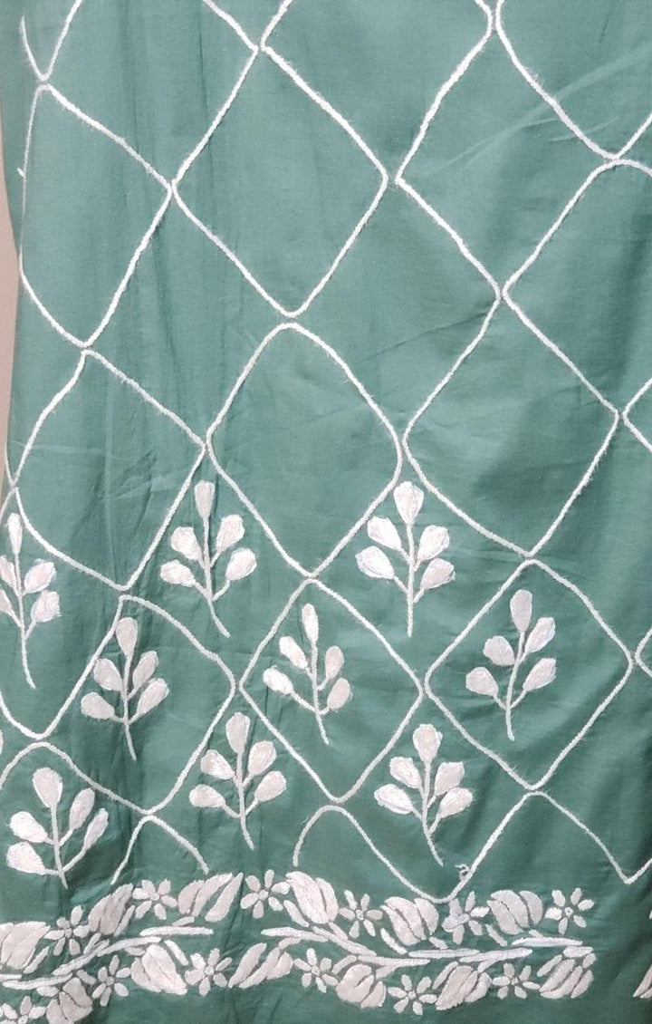 Khana-e-Ring - Deep Green Pure Lawn Shirt - 1 PC - 504128