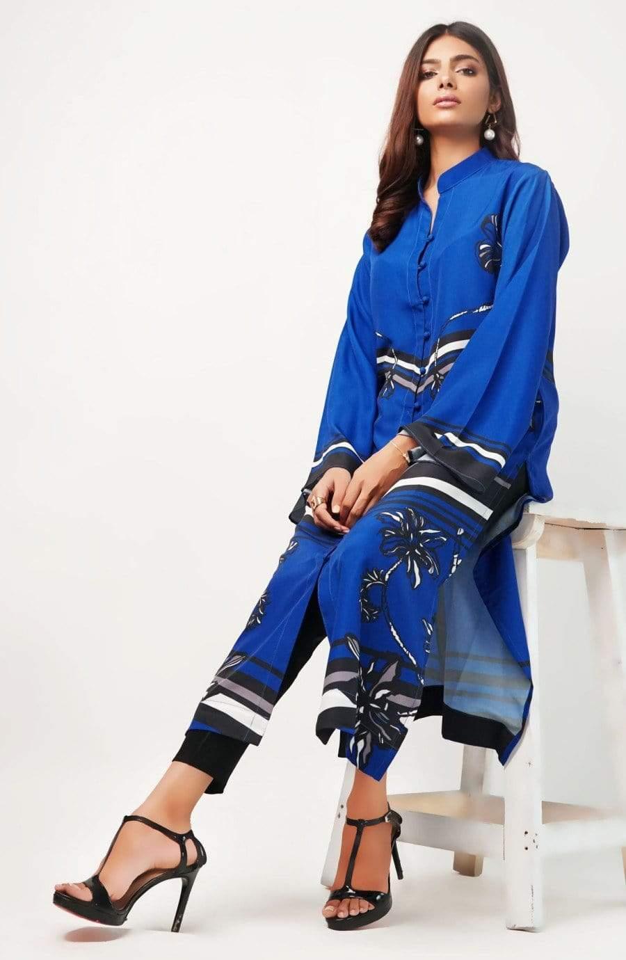 Natasha Kamal - Blot Blue - 1 PC