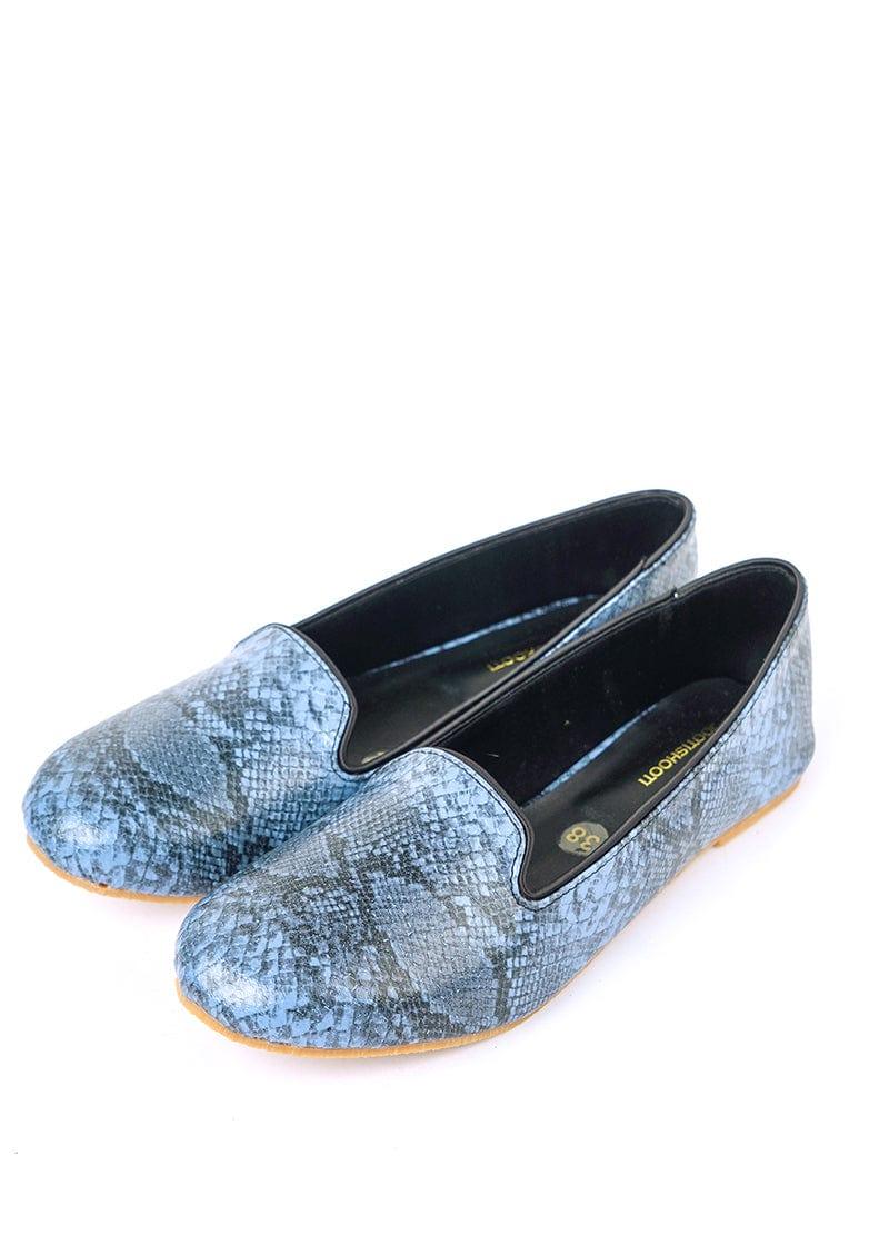 JootiShooti - Blue Textured Loafers - Studio by TCS