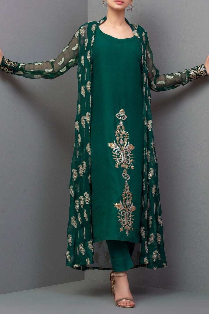 Kuli Jume - Emerald Garden - Chiffon - 3 Piece - Studio by TCS