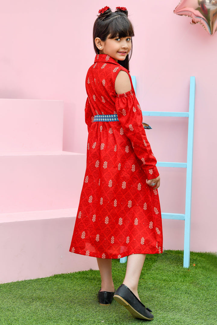 Modest - Red Printed Lawn Shirt - Studio by TCS