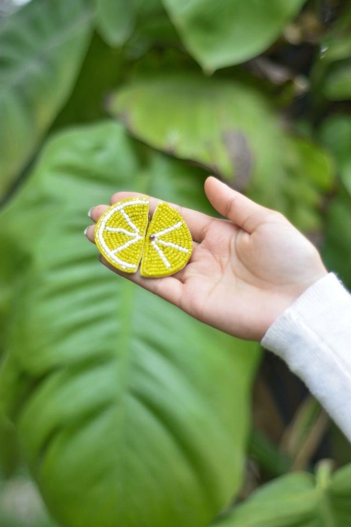 Chapter 13 - Lime Slice Earrings - 18991 - Yellow - Studio by TCS