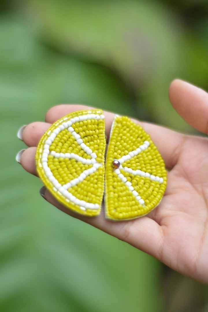 Chapter 13 - Lime Slice Earrings - 18991 - Yellow - Studio by TCS