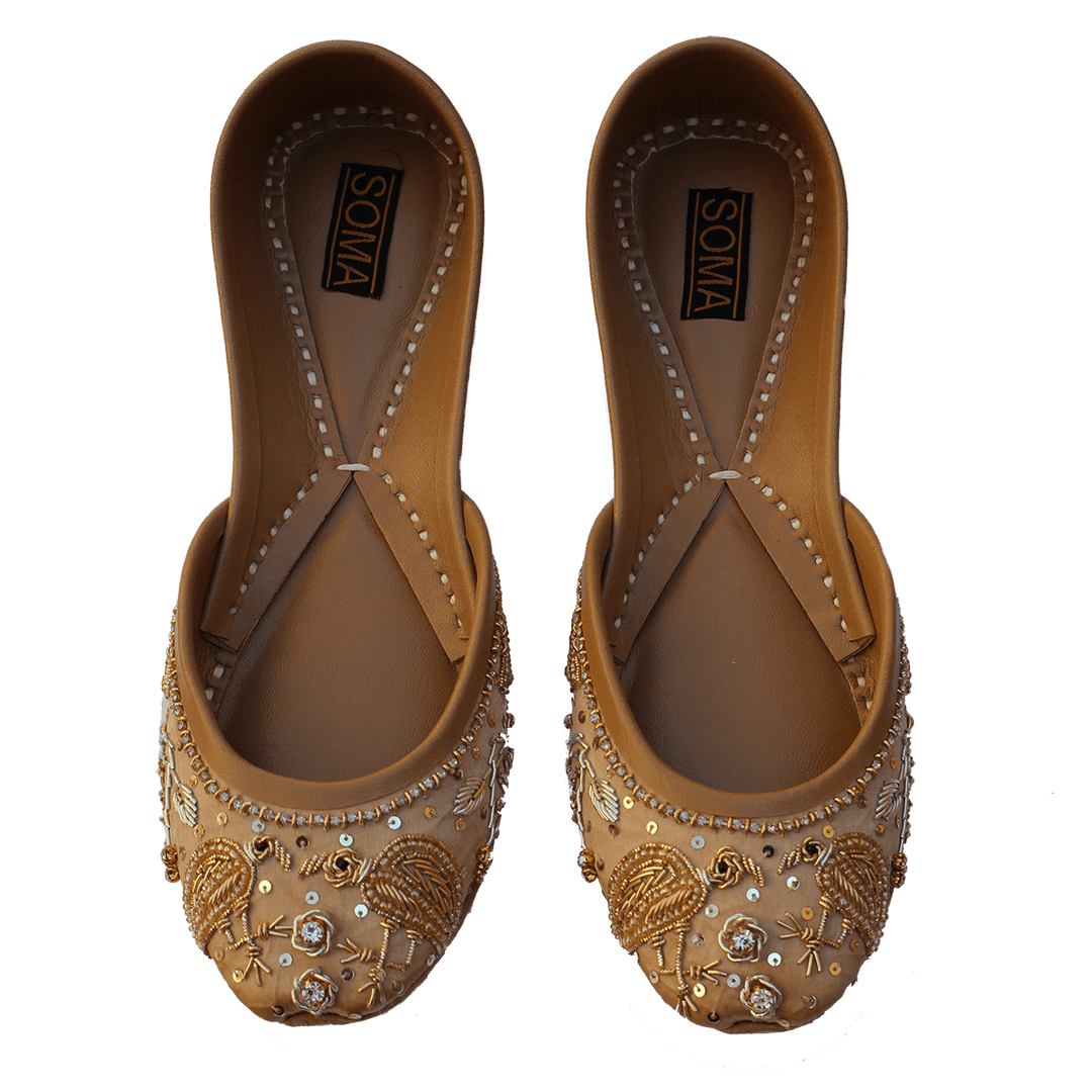 Soma - Flamincino Gold Hand Crafted Footwear