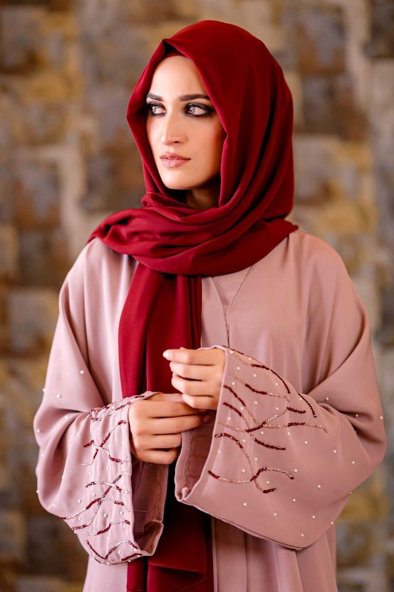 Malbus - Angelic Pink - 1 Piece Abaya - Studio by TCS