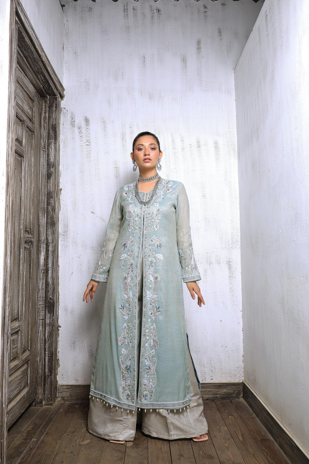 Sadia Aamir - Sabaa - Jamavar - 3 Piece - Studio by TCS