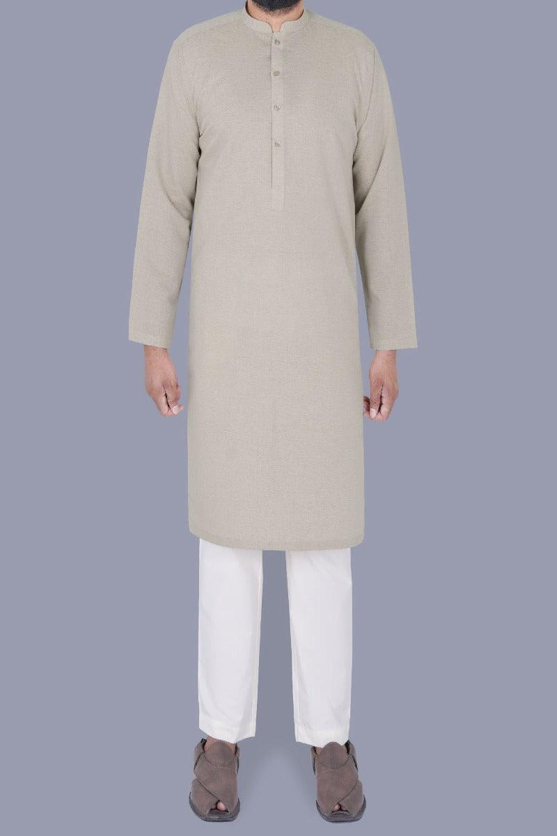 Uniworth - Brown Plain Kurta - K230230-2 - Studio by TCS