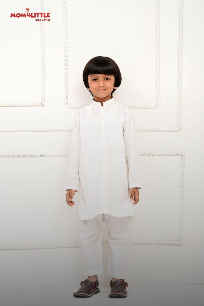 Mom4Little - Kurta & Pajama - Offwhite - 2 Piece - Studio by TCS