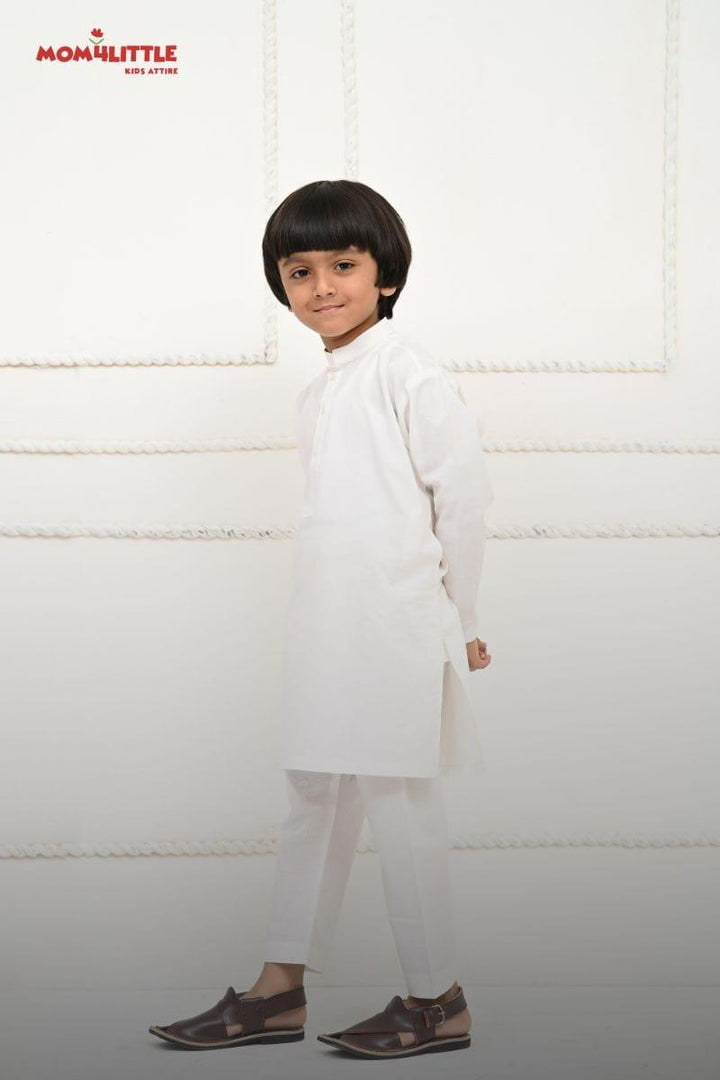 Mom4Little - Kurta & Pajama - Offwhite - 2 Piece - Studio by TCS