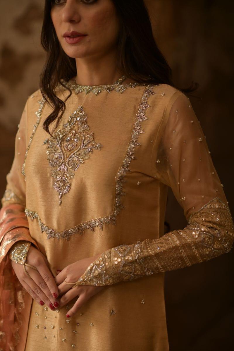 Wabi Sabi By Zehra - Preet - Beige & Blush Pink - 3 Piece - Studio by TCS