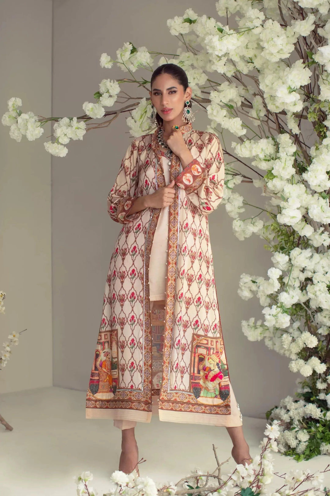 Shehrnaz - SHK-970 - Beige - Digital Print - 3 Piece - Studio by TCS