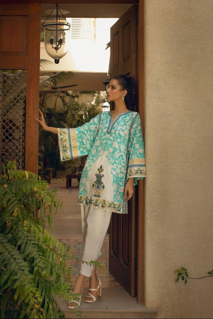 Shehrnaz - Off-White Firdous Tunic - SHK-1088 - Studio by TCS