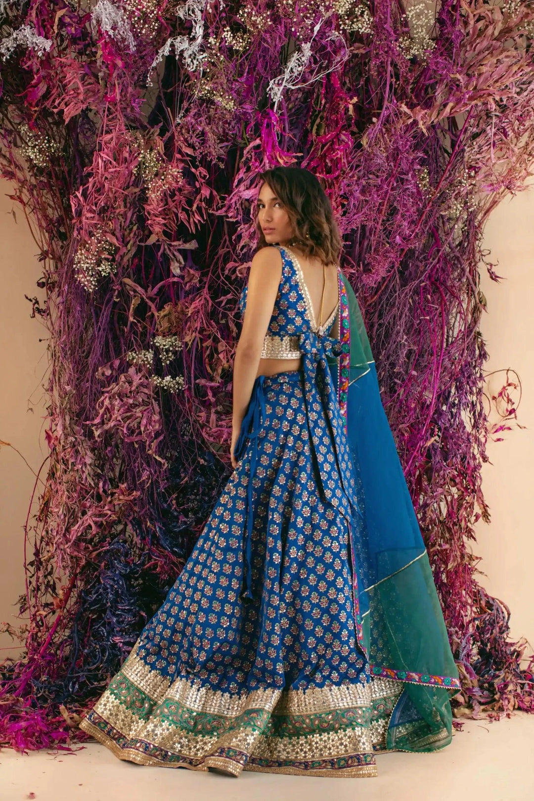 Shehrnaz - SHK-1027 - Blue - Lehenga - 3 Piece - Studio by TCS