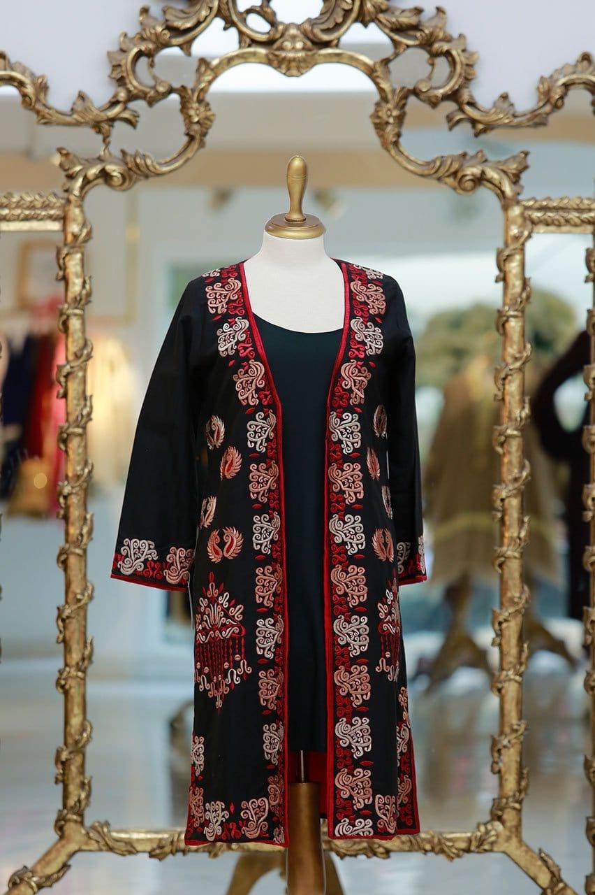 Sanam Chaudhri - Black Embroidered Shirt - Studio by TCS