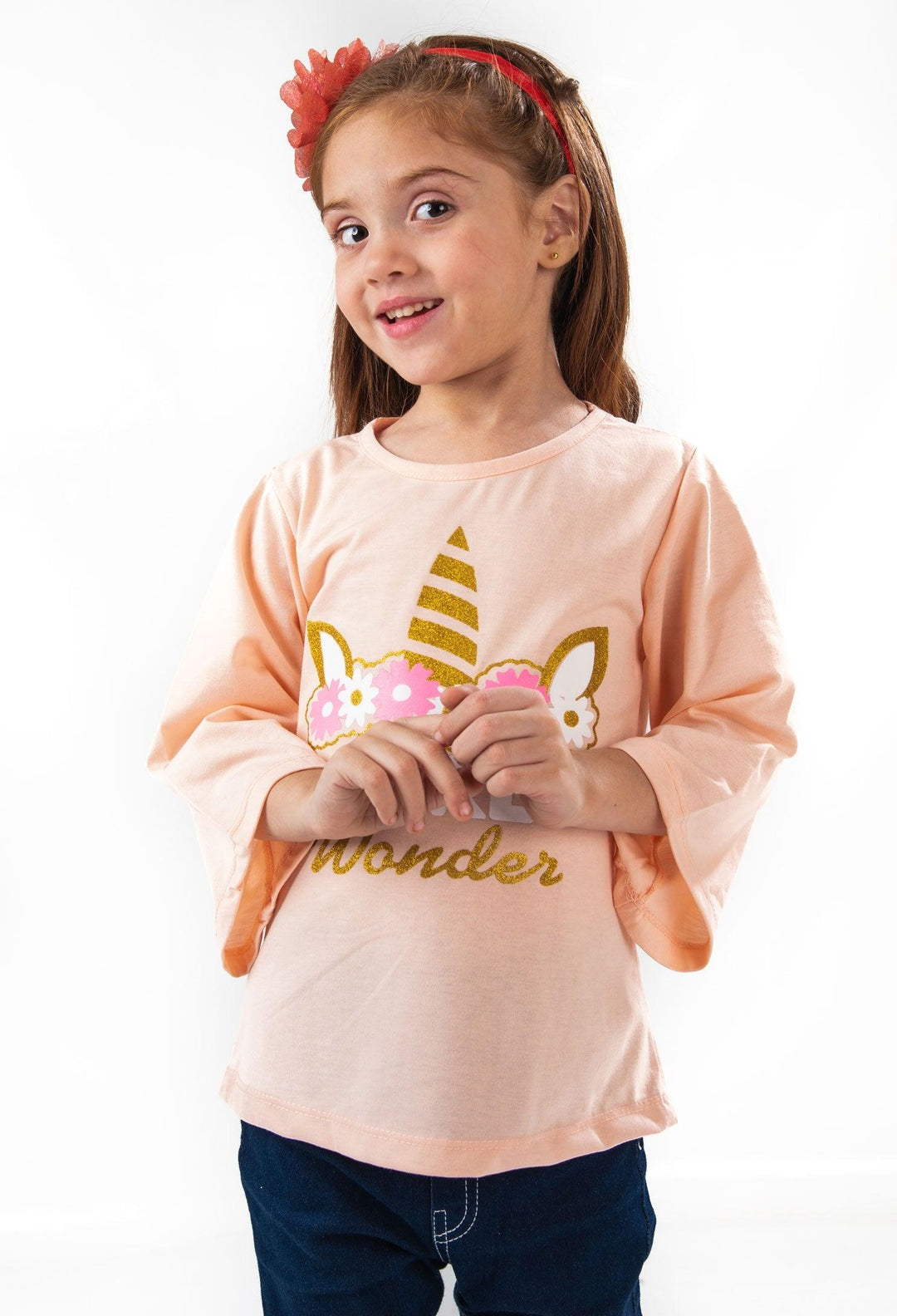 Modest - Wonder Peach Girls T-Shirt